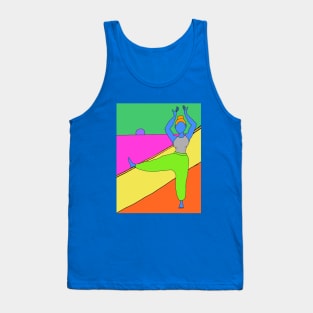 Movement by the beach yoga hands Tank Top
